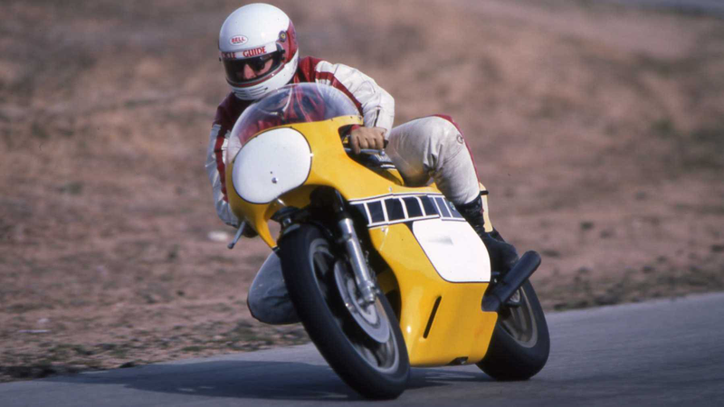 Illustration for article titled What It Was Like to Ride Yamaha's Nastiest Race Bike of the 1970s